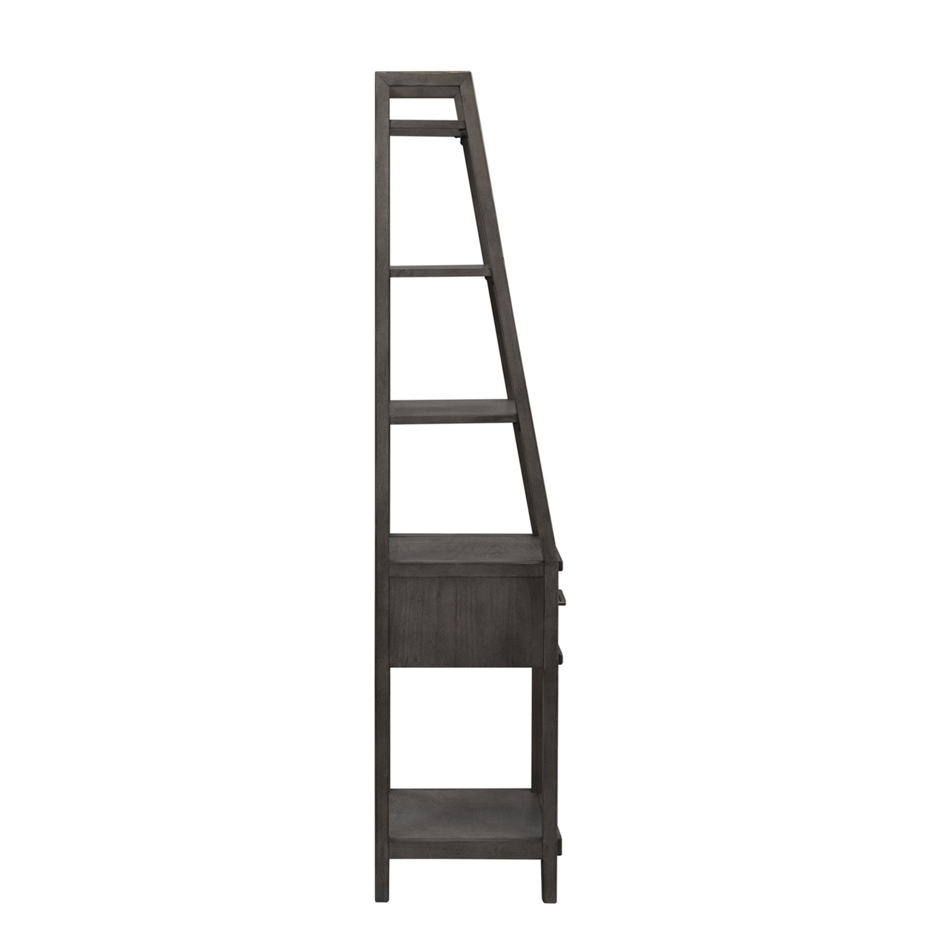 Modern Farmhouse - Leaning Bookcase - Hornell Furniture Outlet