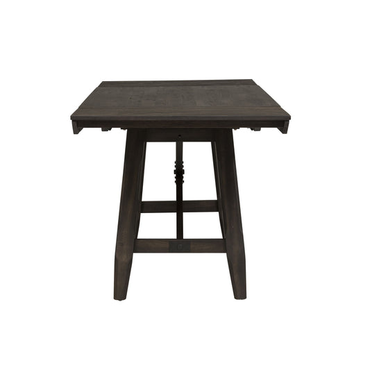 Double Bridge - Trestle Table - Dark Brown - Hornell Furniture Outlet