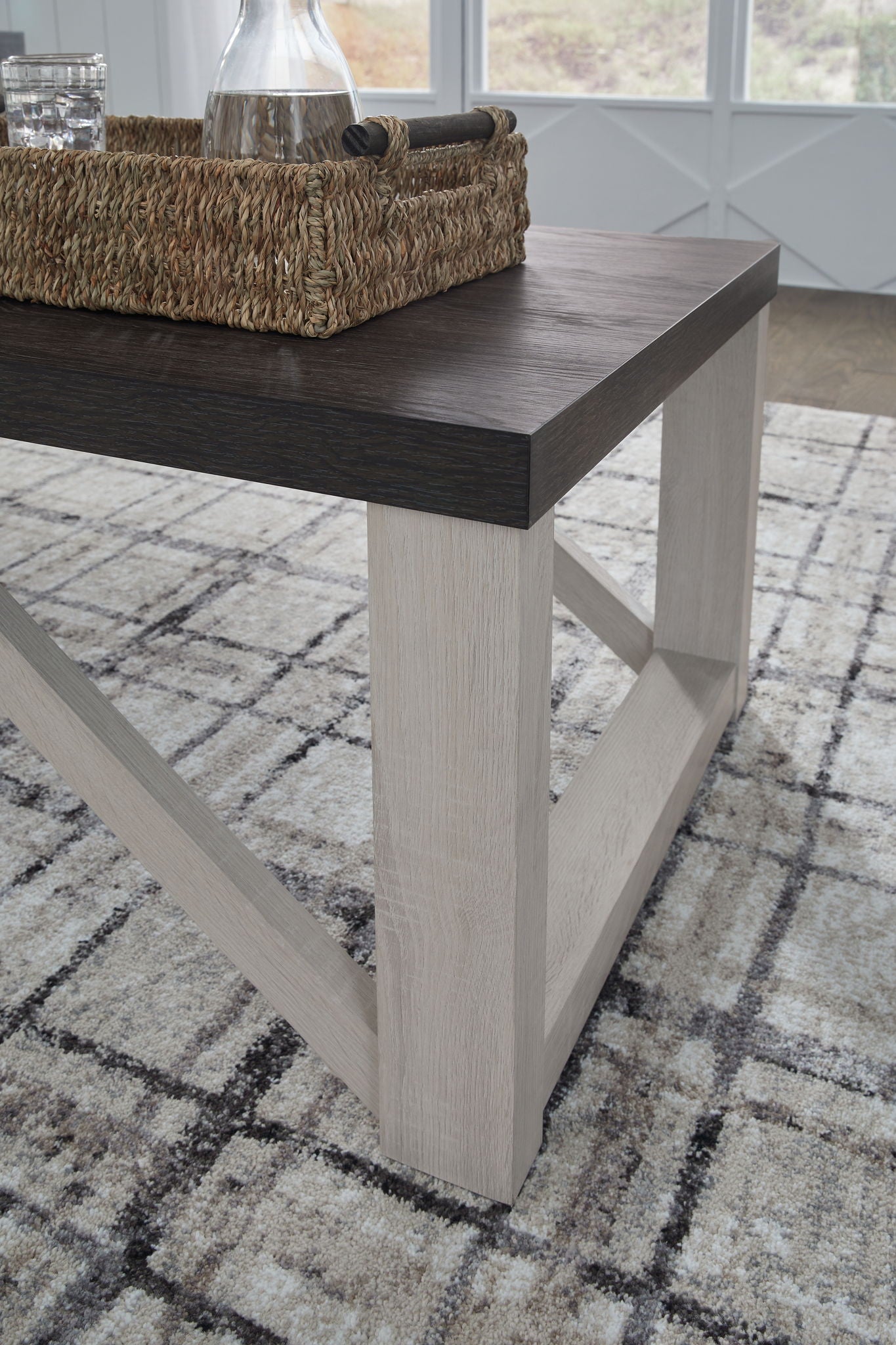 Dorrinson - Antique White - Occasional Table Set (Set of 3) - Hornell Furniture Outlet