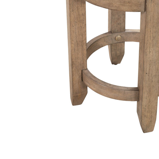 Millstone - Upholstered Console Swivel Stool (RTA) - Nutmeg - Hornell Furniture Outlet