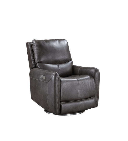 Athens - 360 Swivel Triple - Power Chair - Black - Hornell Furniture Outlet