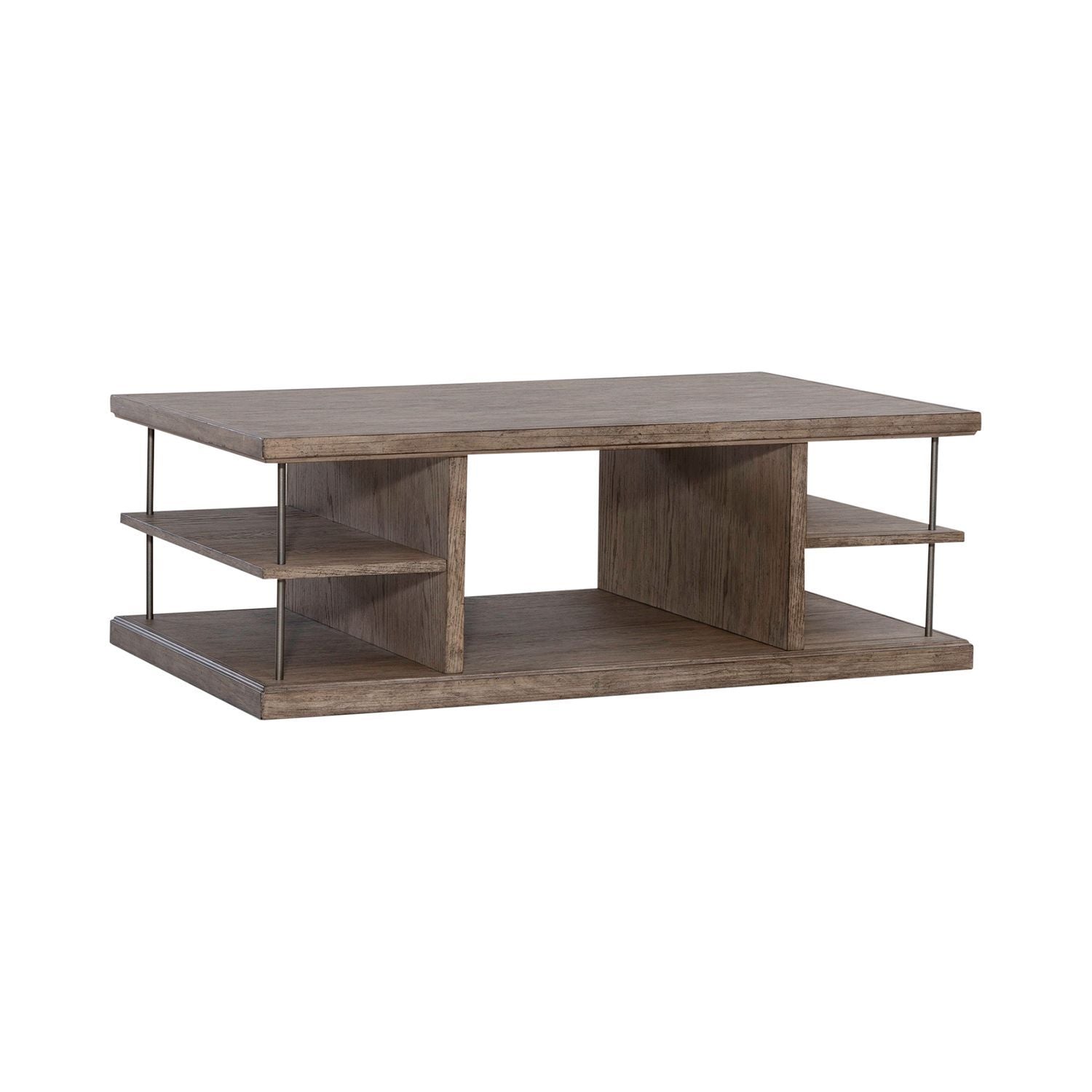 City Scape - 3 Piece Table Set - Burnished Beige - Hornell Furniture Outlet