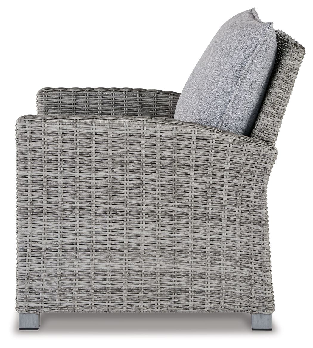 Naples Beach - Light Gray - Lounge Chair w/Cushion - Hornell Furniture Outlet