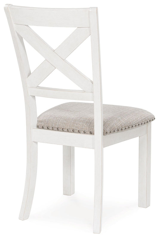 Robbinsdale - Antique White - Dining Upholstered Side Chair (Set of 2) - Hornell Furniture Outlet