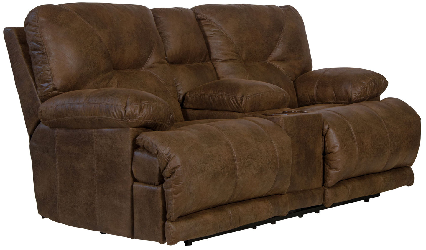 Voyager - Lay Flat Console Reclining Loveseat - Hornell Furniture Outlet