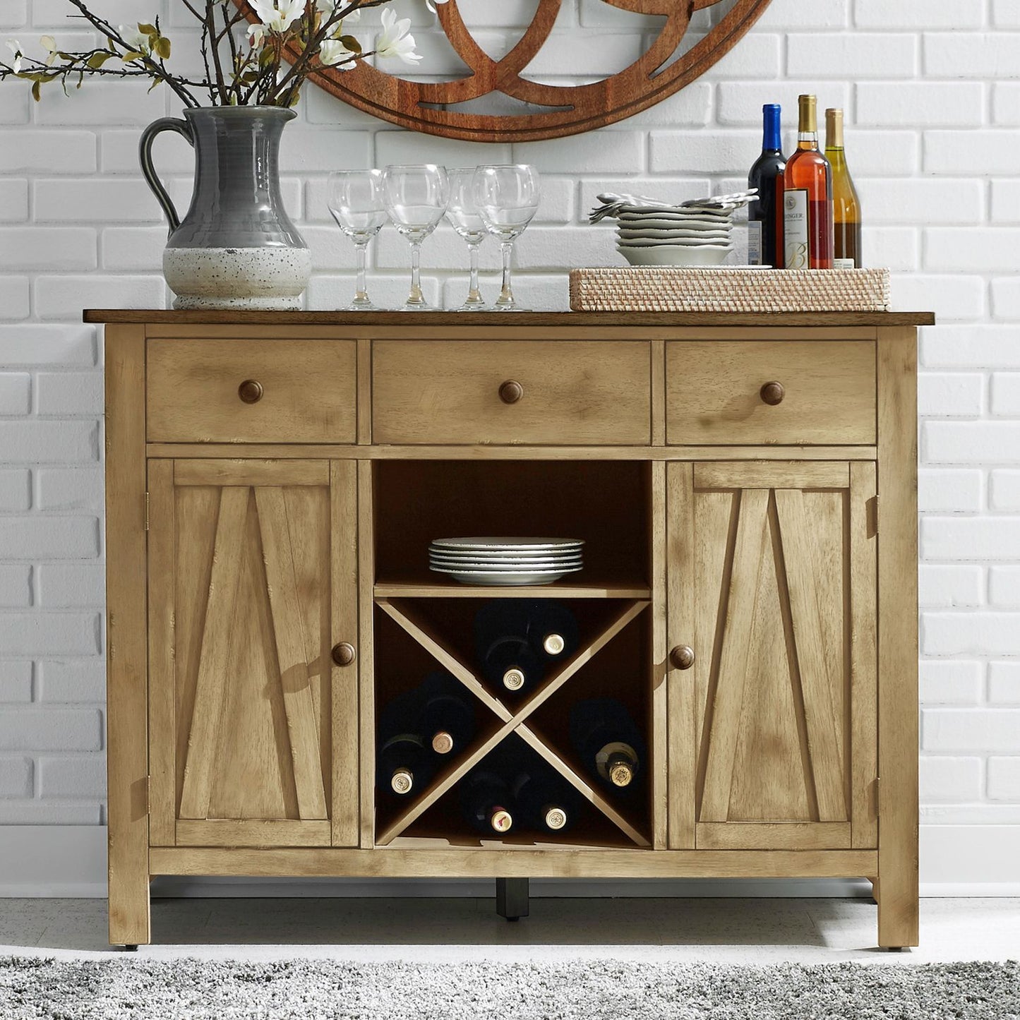 Lindsey Farm - Server - Hornell Furniture Outlet