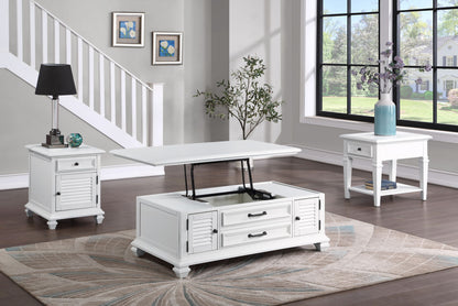 Charlestown - 3 Piece Occasional Table Set (DON'T USE) - White - Hornell Furniture Outlet