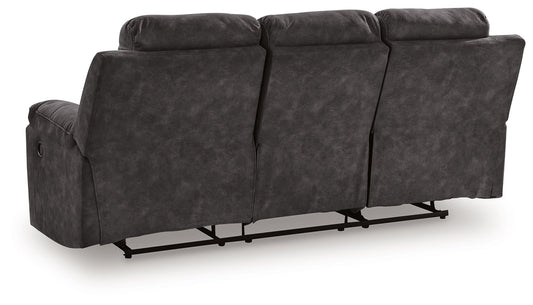 Brysonview - Reclining Sofa - Charcoal - Hornell Furniture Outlet