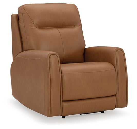 Tryanny - Butterscotch - Power Recliner/ Adj Headrest - Hornell Furniture Outlet