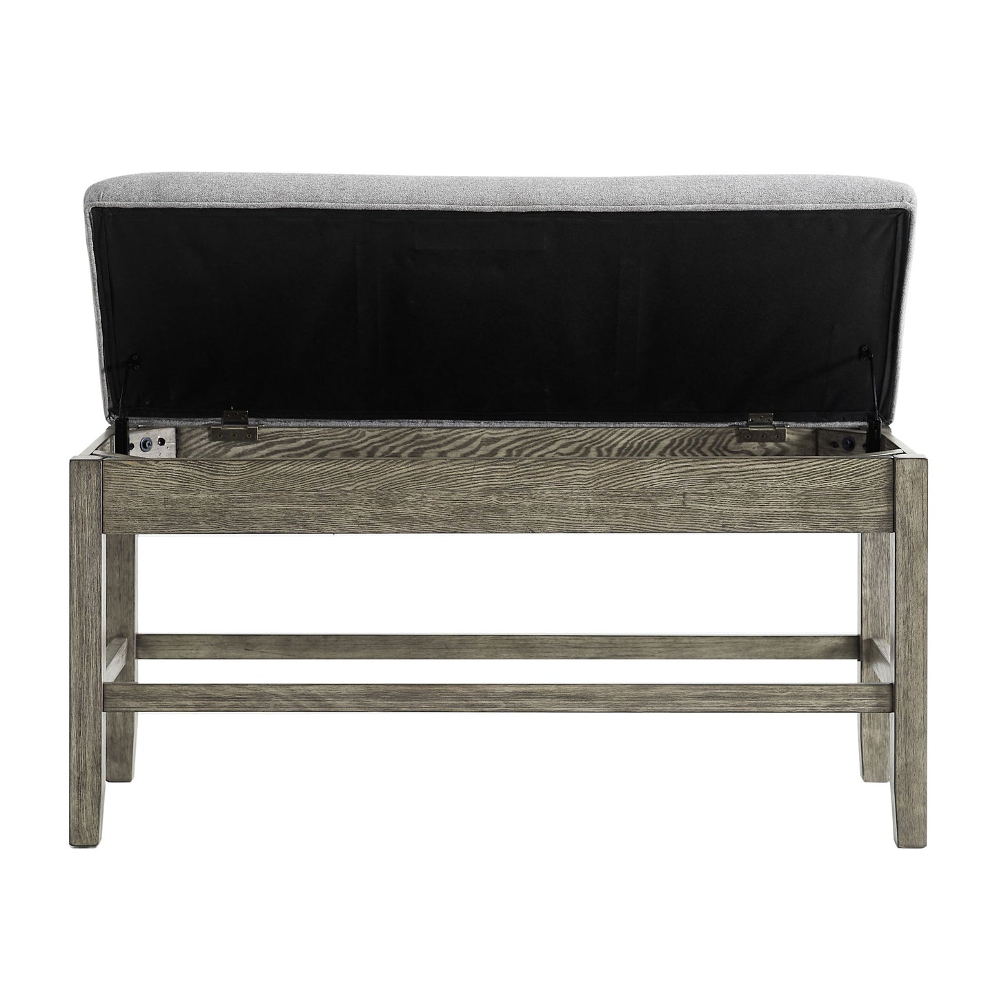 Grayson - Counter Bench - Gray / Light Brown - Hornell Furniture Outlet
