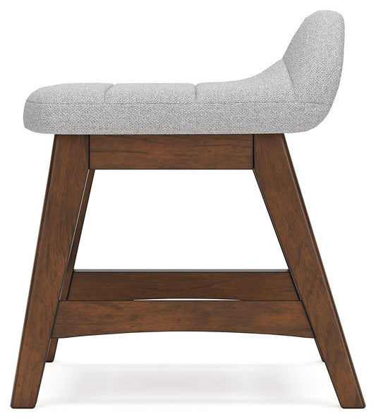 Lyncott - Light Gray / Brown - Home Office Desk Chair - Hornell Furniture Outlet