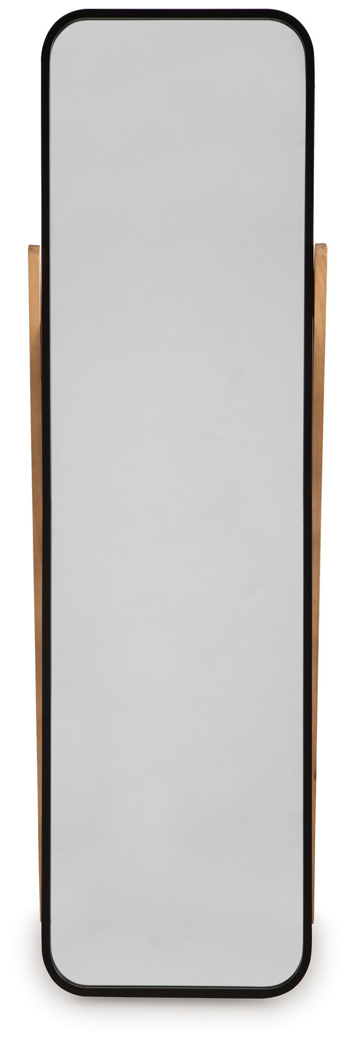 Bronick - Black / Brown - Floor Mirror - Hornell Furniture Outlet