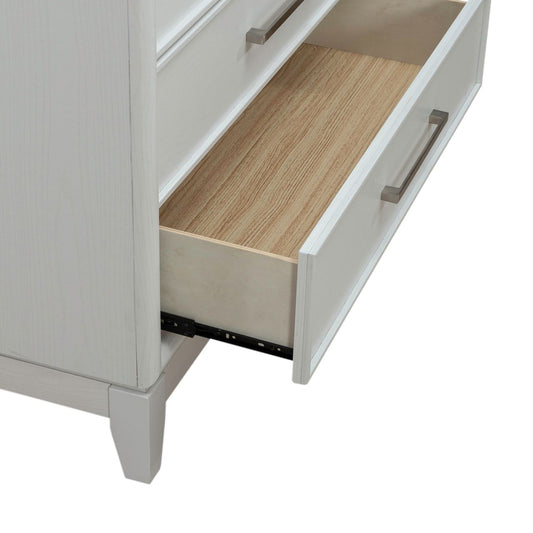 Reflections - 5 Drawer Chest With Lights - White - Hornell Furniture Outlet