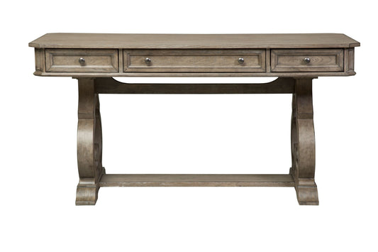Simply Elegant - 3 Piece Home Offi Set (Desk & Hutch Set) - Light Brown - Hornell Furniture Outlet
