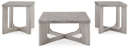 Garnilly - Whitewash - Occasional Table Set (Set of 3) - Hornell Furniture Outlet