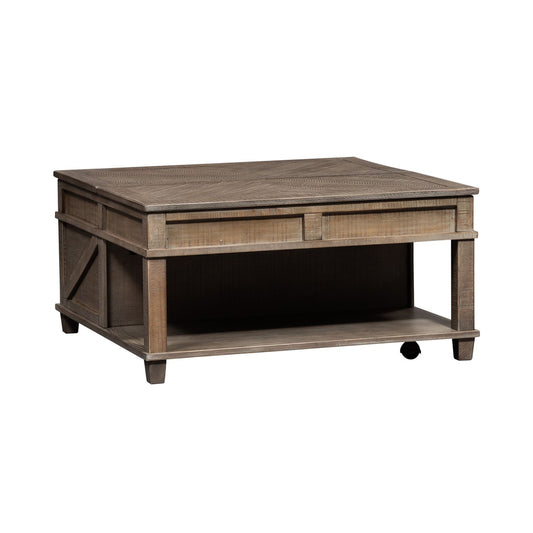 Parkland Falls - 3 Piece Table Set - Light Brown - Hornell Furniture Outlet