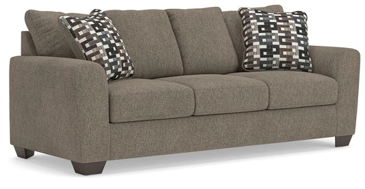 Triston - Peaks - Sofa - Suede - Hornell Furniture Outlet