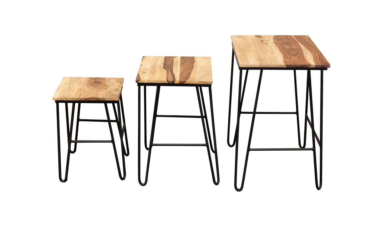 Tristan - Nesting Tables - Light Brown - Hornell Furniture Outlet