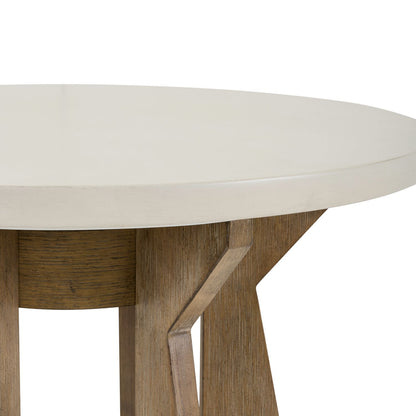 Berkley Square - Round End Table - Brown - Hornell Furniture Outlet