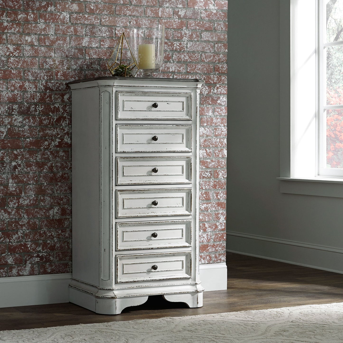 Magnolia Manor - Lingerie Chest - White - Hornell Furniture Outlet