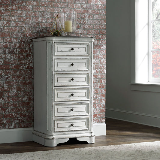 Magnolia Manor - Lingerie Chest - White - Hornell Furniture Outlet