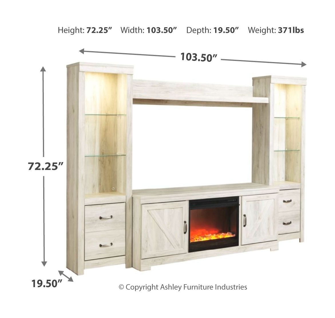 Bellaby - Entertainment Center - Hornell Furniture Outlet