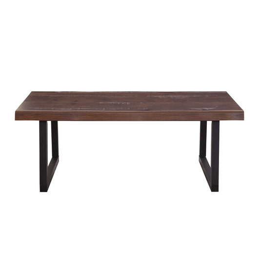 Jennings - Live Edge Cocktail - Brown - Hornell Furniture Outlet