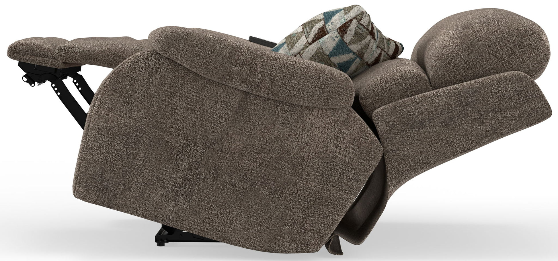Joya - Power Lay Zero Gravity Recliner With Power Adjustable Headrest And CR3 Heat/Massage/Lumbar/ZG - Mushroom - Hornell Furniture Outlet