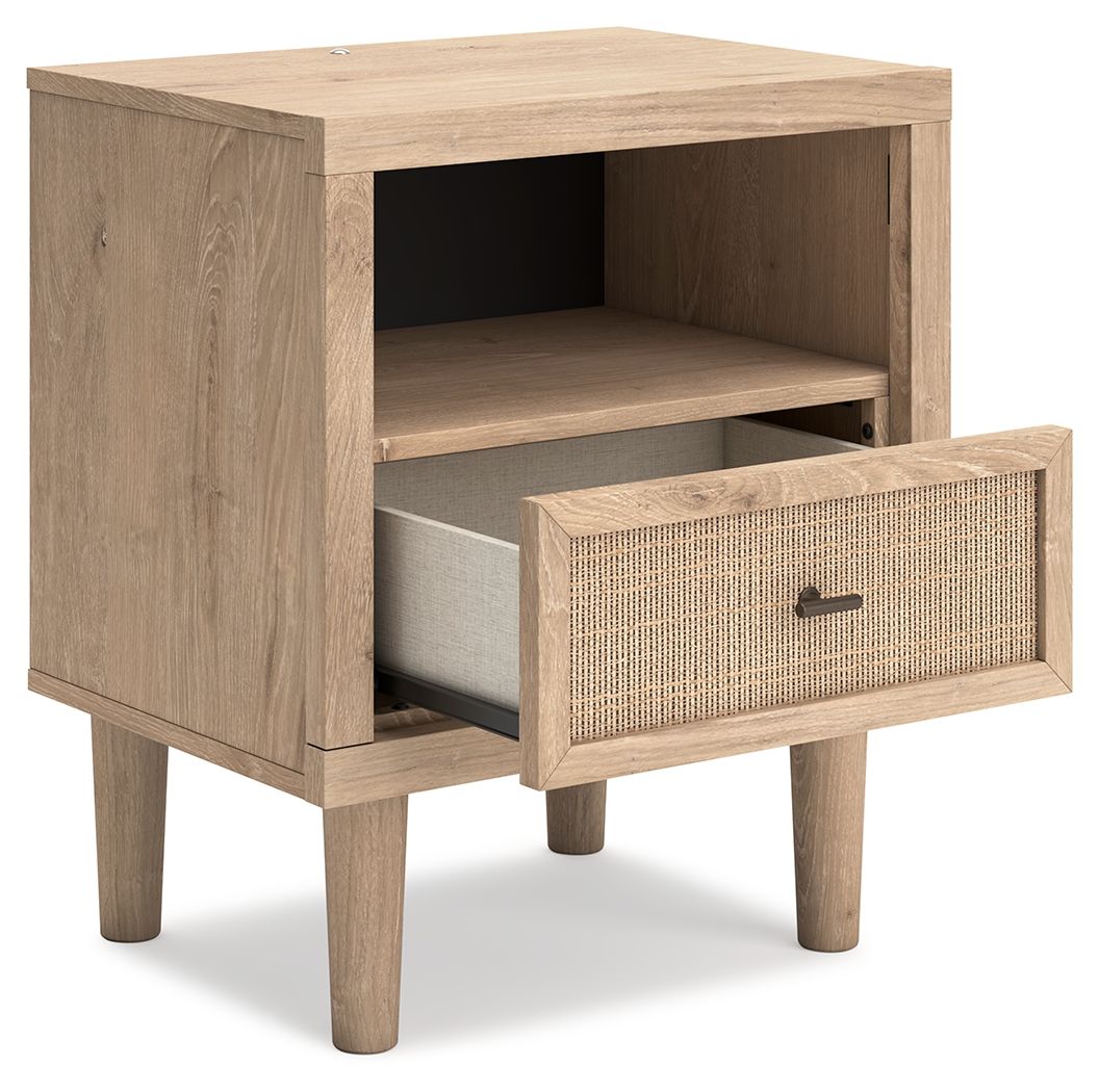Cielden - Two - Tone - One Drawer Night Stand - Hornell Furniture Outlet
