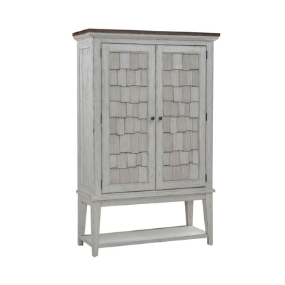 River Place - Bar Cabinet - White - Hornell Furniture Outlet