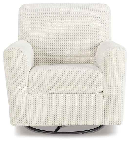 Herstow - Swivel Glider Accent Chair - Hornell Furniture Outlet