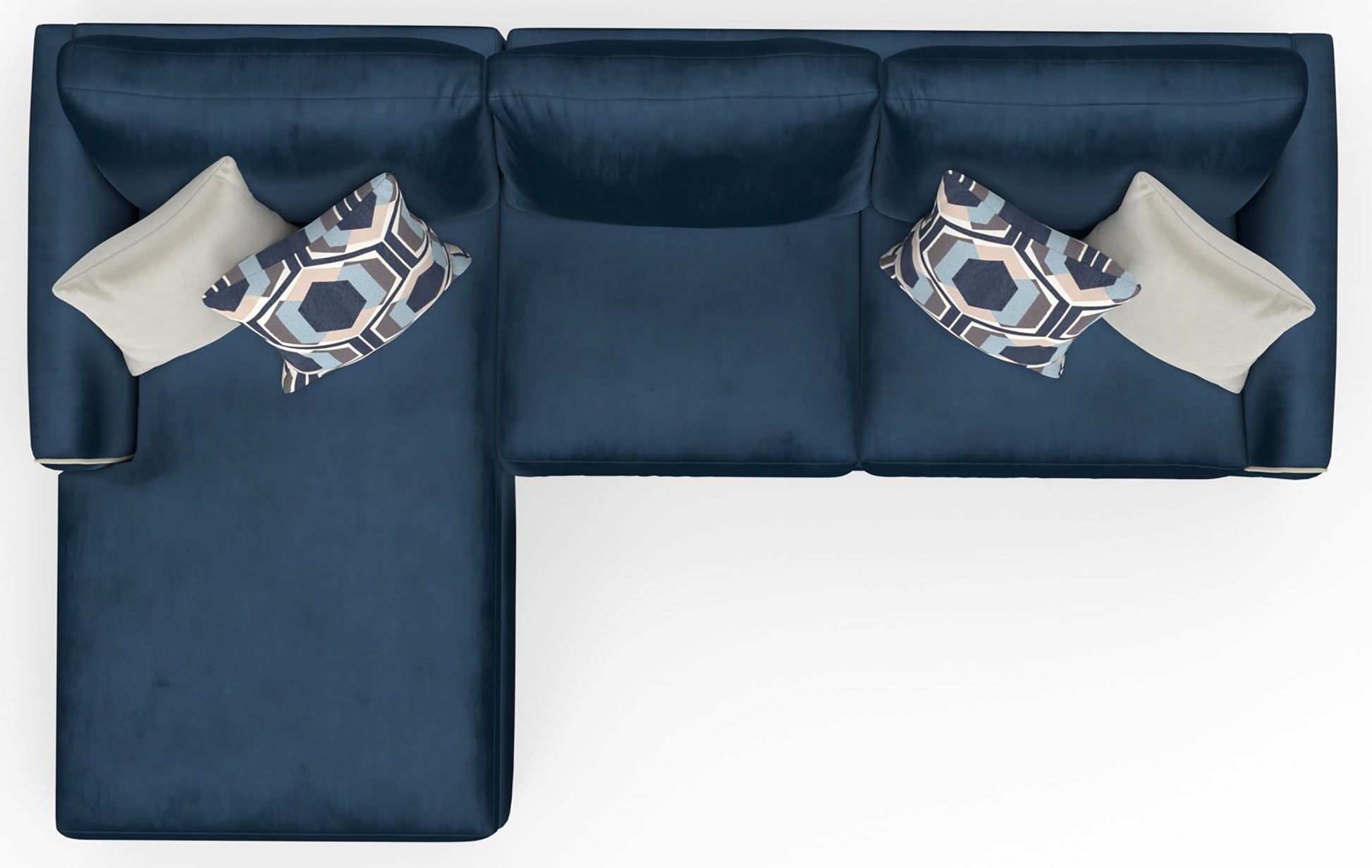 Jetson - Sectional With Comfort Coil Seat Cushions And Included Accent Pillows - Hornell Furniture Outlet
