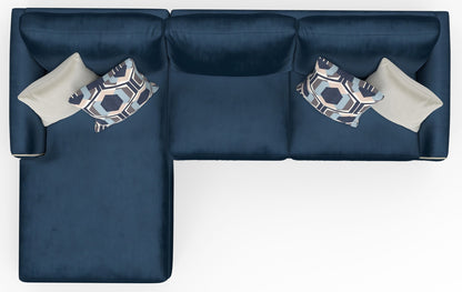 Jetson - Sectional With Comfort Coil Seat Cushions And Included Accent Pillows - Hornell Furniture Outlet