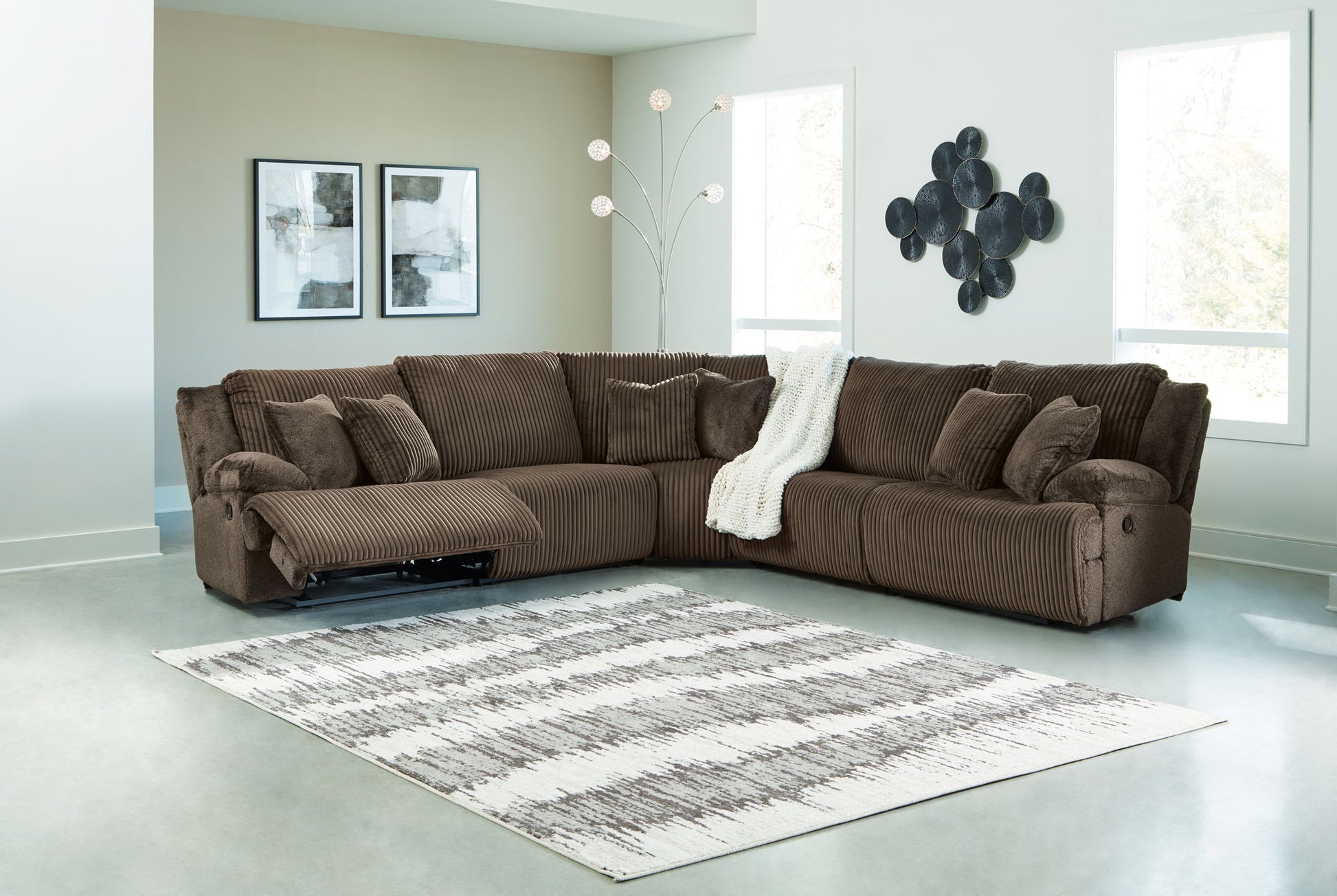Top Tier - Reclining Sectional - Hornell Furniture Outlet