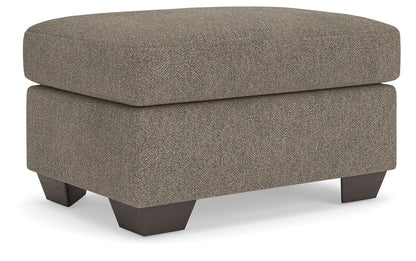 Triston - Peaks - Ottoman - Suede - Hornell Furniture Outlet
