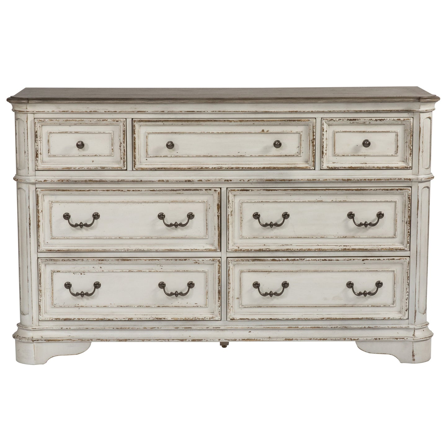 Magnolia Manor - 7 Drawer Dresser - Hornell Furniture Outlet