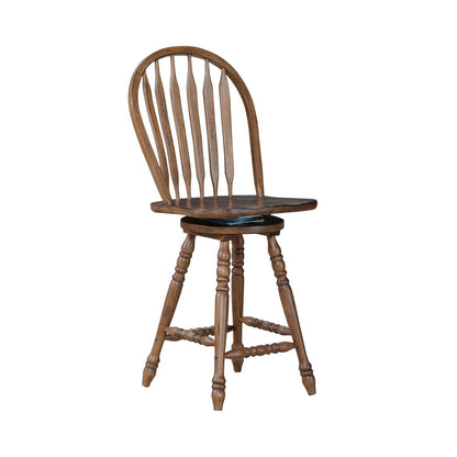 Carolina Crossing - Windsor Swivel Counter Chair - Hornell Furniture Outlet