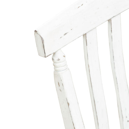 Al Fresco - Slat Back Bench (RTA) - White - Hornell Furniture Outlet