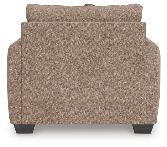 Triston - Peaks - Suede - Chair And A Half - Hornell Furniture Outlet