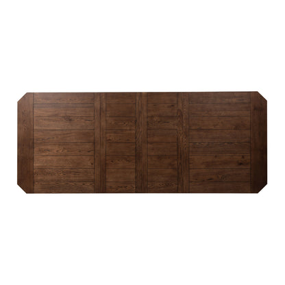Hearthstone Ridge - Rectangular Leg Table - Dark Brown - Hornell Furniture Outlet