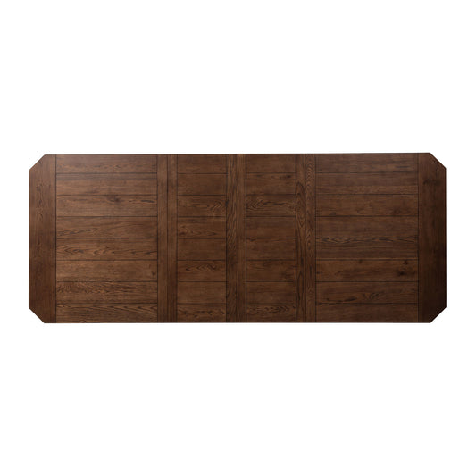 Hearthstone Ridge - Rectangular Leg Table - Dark Brown - Hornell Furniture Outlet
