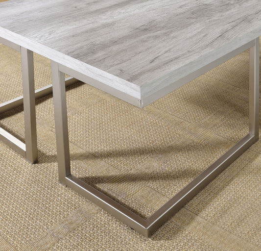 David - Cocktail Table - White - Hornell Furniture Outlet