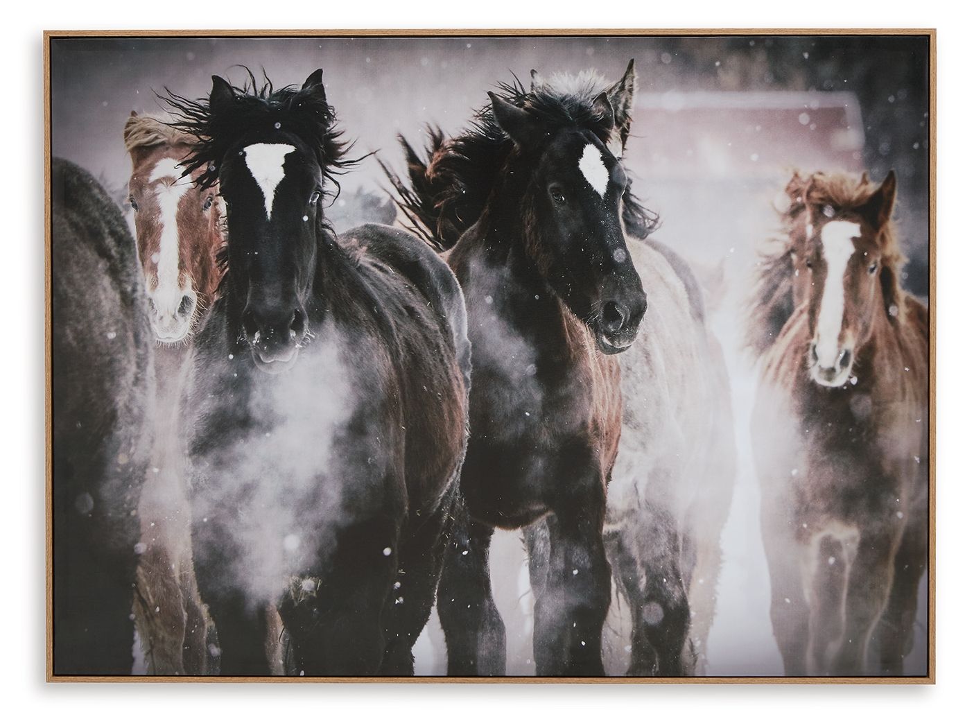 Chaseburn - Brown / Black / White - Wall Art - Hornell Furniture Outlet