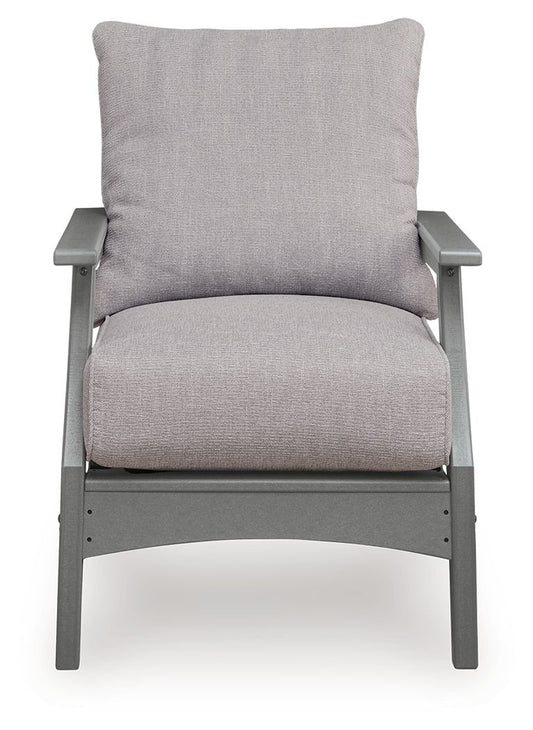 Cove Beach - Lounge Chair With Cushion (Set of 2) - Gray - Hornell Furniture Outlet