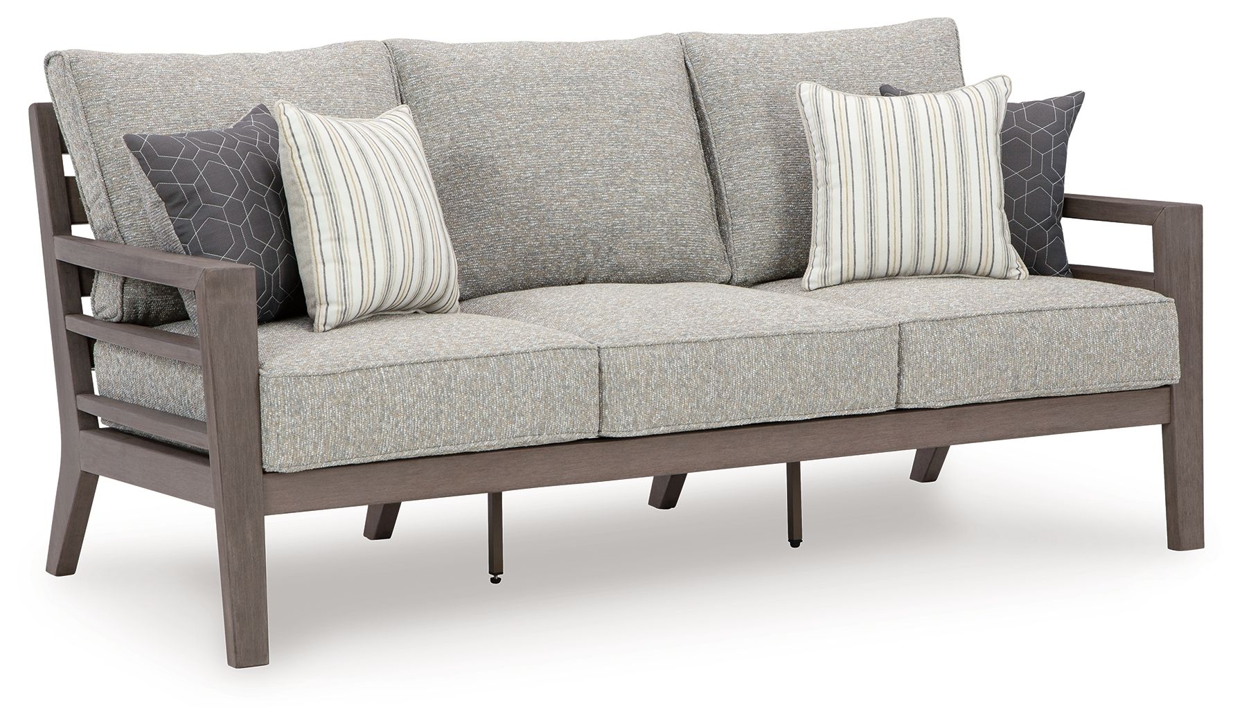 Hillside Barn - Gray / Brown - Sofa With Cushion - Hornell Furniture Outlet