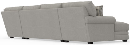 Livingston - Sectional With Comfort Coil Seating And Accent Pillows Included - Hornell Furniture Outlet