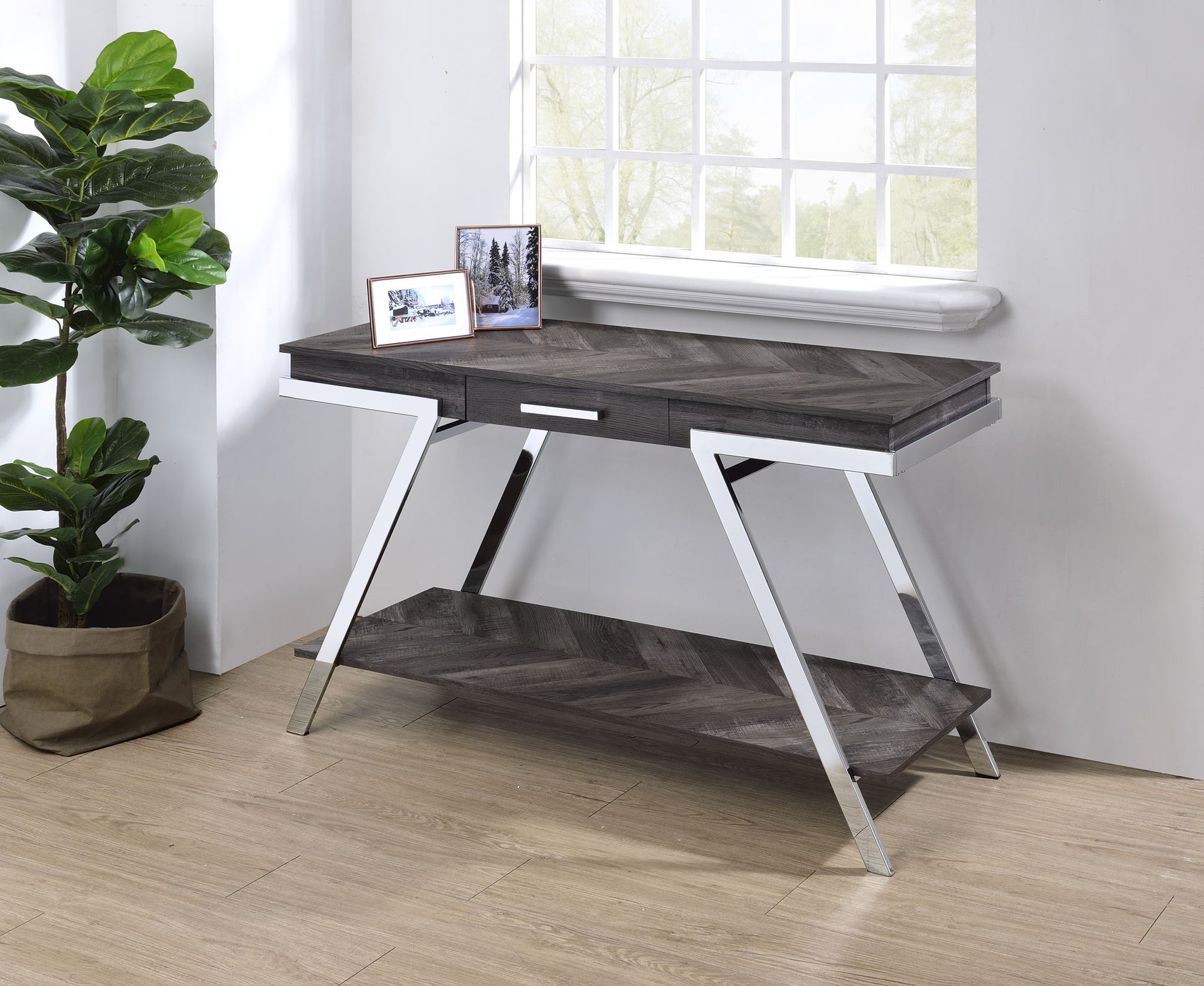 Roma - Sofa Table - Gray - Hornell Furniture Outlet