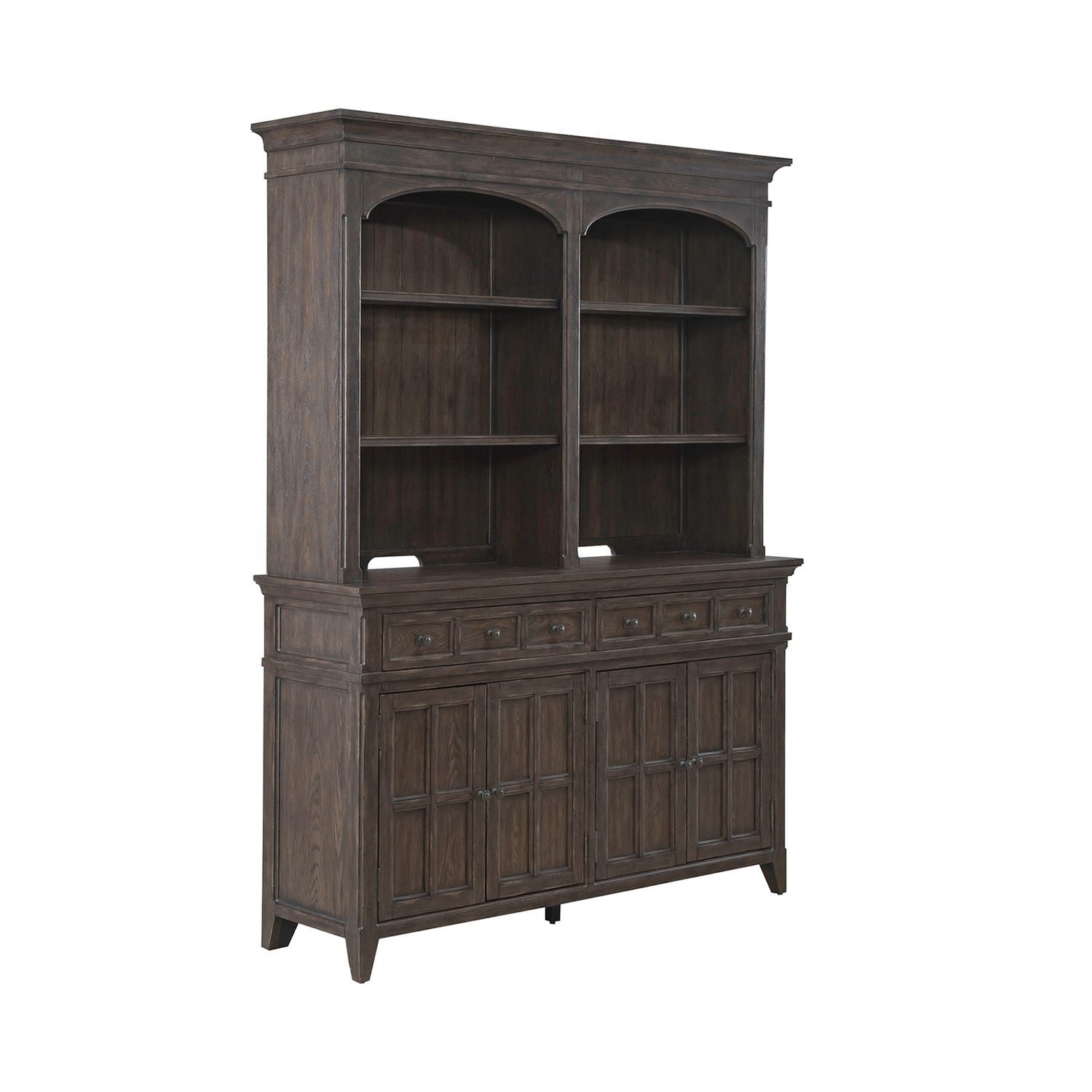 Paradise Valley - Hutch & Buffet - Dark Brown - Hornell Furniture Outlet