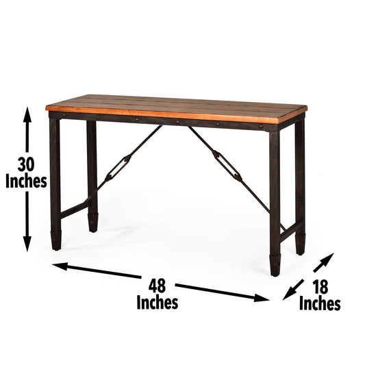 Ashford - Sofa Table - Brown - Hornell Furniture Outlet