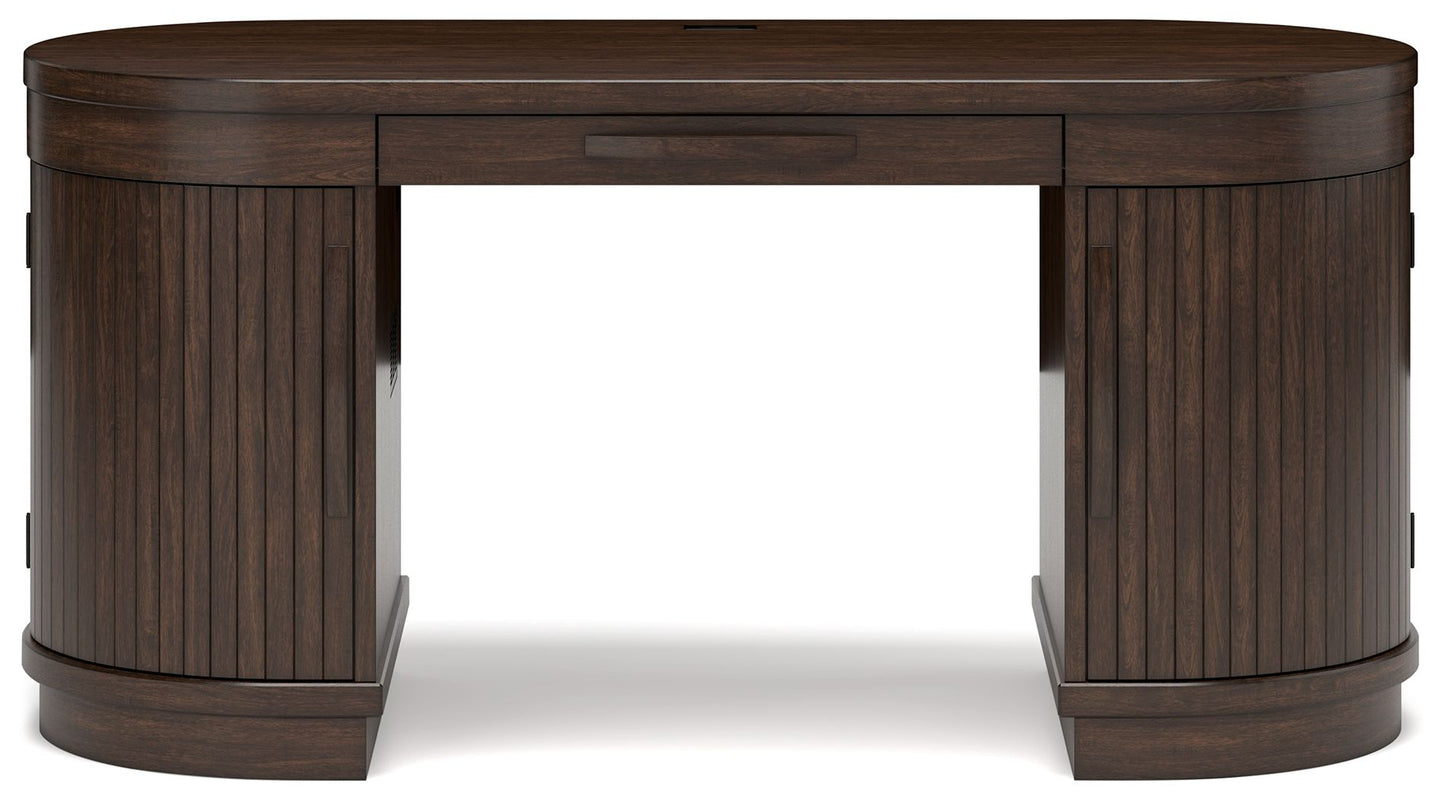 Korestone - Warm Brown - Home Office Desk - Hornell Furniture Outlet